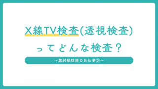 X線TV検査(透視検査)とは?検査の流れ・被ばく量・注意点を放射線技師が解説