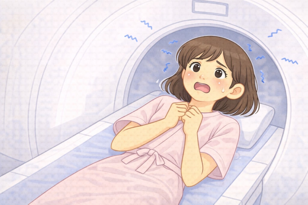 閉所恐怖症のMRI検査